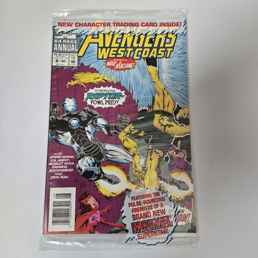 Marvel Avengers West Coast Annual #8 Comic Book - War Machine